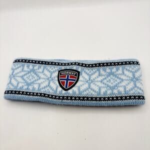 Knitted Headband Thick Soft Warm Traditional Nordic Pattern Uniquely You UNISEX